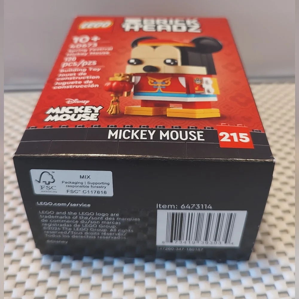 Lego Brick Headz 40673 Spring Festival Mickey Mouse Disney #215